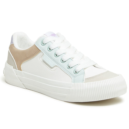 Women's 7 Rocket Dog Cheery Sneakers White & Multicolor *Damaged Box*