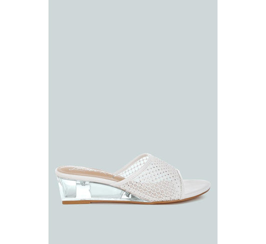 Women's 7 London Rag Tempra Heeled Sandals White