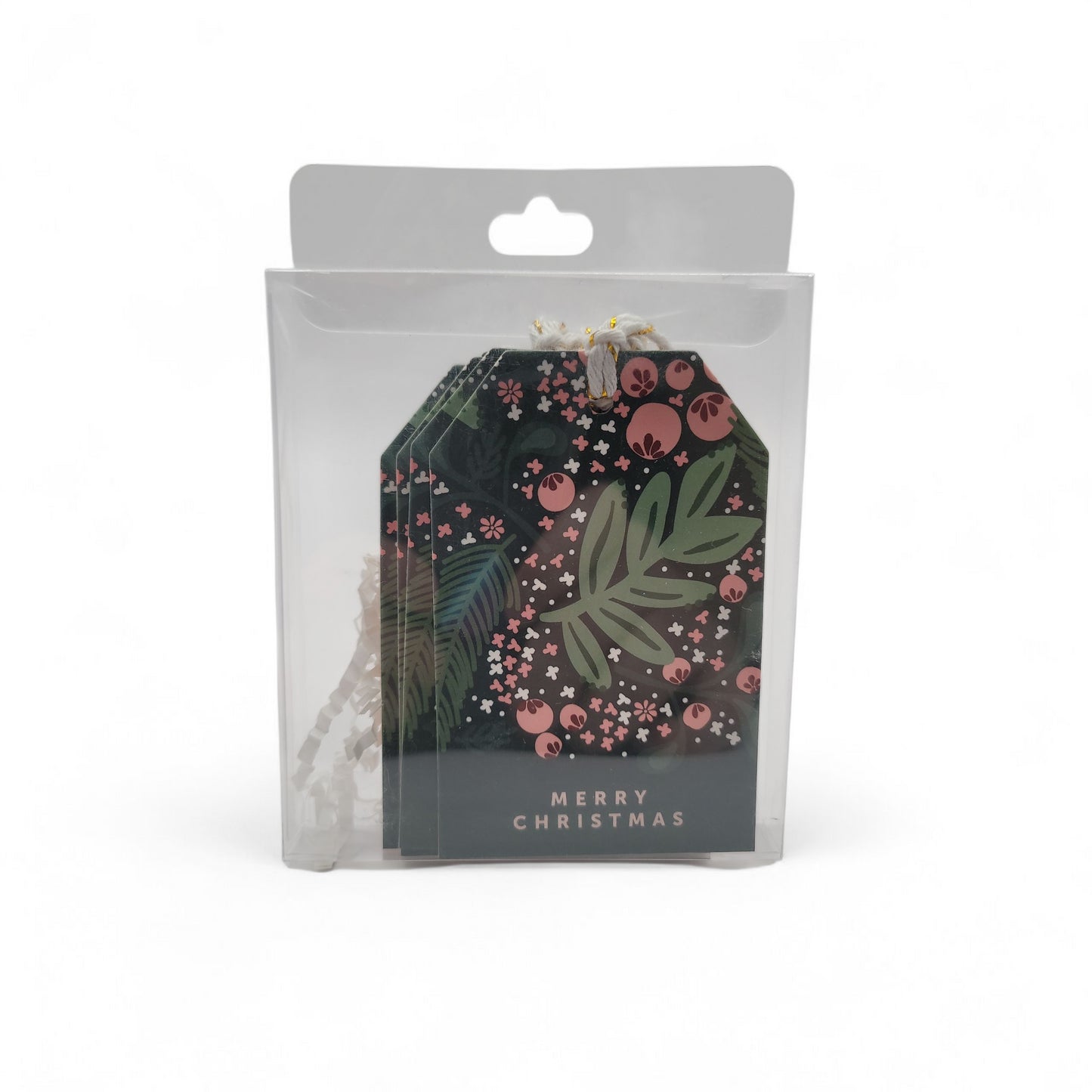Jolly Sprig Green Christmas Gift Tags 8 ct