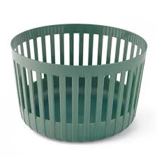 Plastic Storage Basket Medium Green