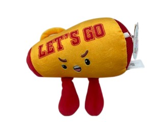 Gigglescape Plush Lets Go Megaphone Yellow & Red Team Colors