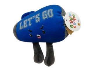 Gigglescape Plush Lets Go Megaphone Blue & Black Team Colors