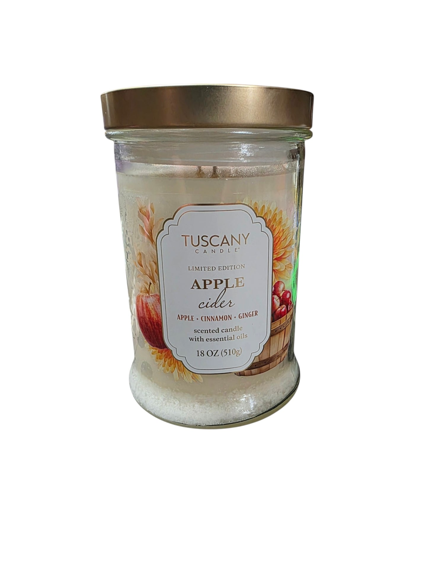 Tuscany Candle Limited Edition 2-Wick Candle, Apple Cider Scent, 18 Oz
