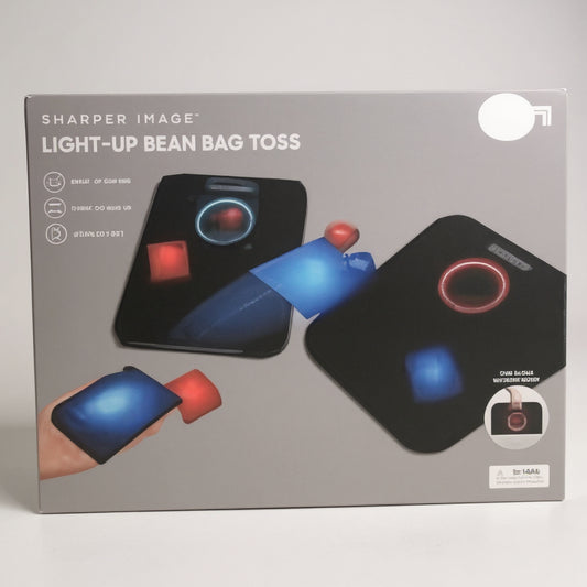 Light-Up Bean Bag Toss Sharper Image *Damaged Package See Desc*
