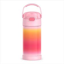 Thermos FUNtainer BPA Free Vacuum Insulated Thermos Bottle 12 oz *Color Chosen at Random* *Missing Label*