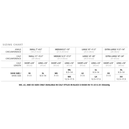 Men's LL - Sigvaris Microfiber 15-20 Knee High Compression Socks Navy