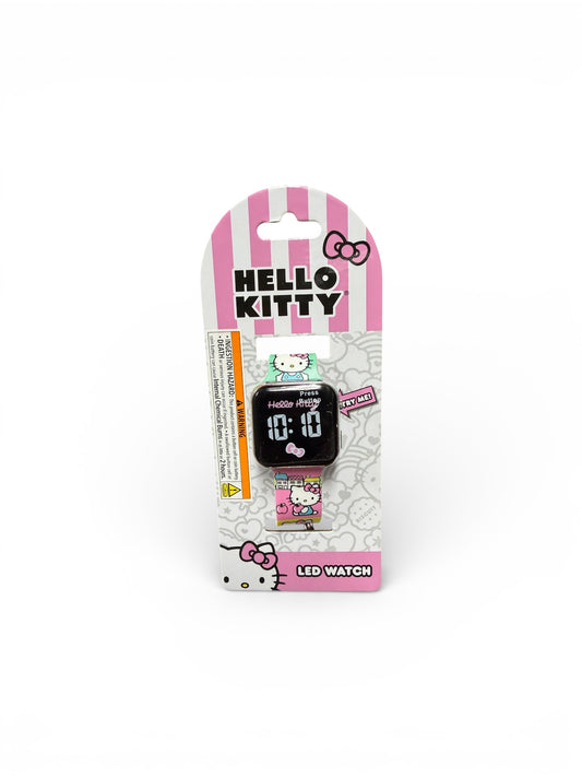 Hello Kitty Pastel Rainbow LED Wrist Watch Multi-Color