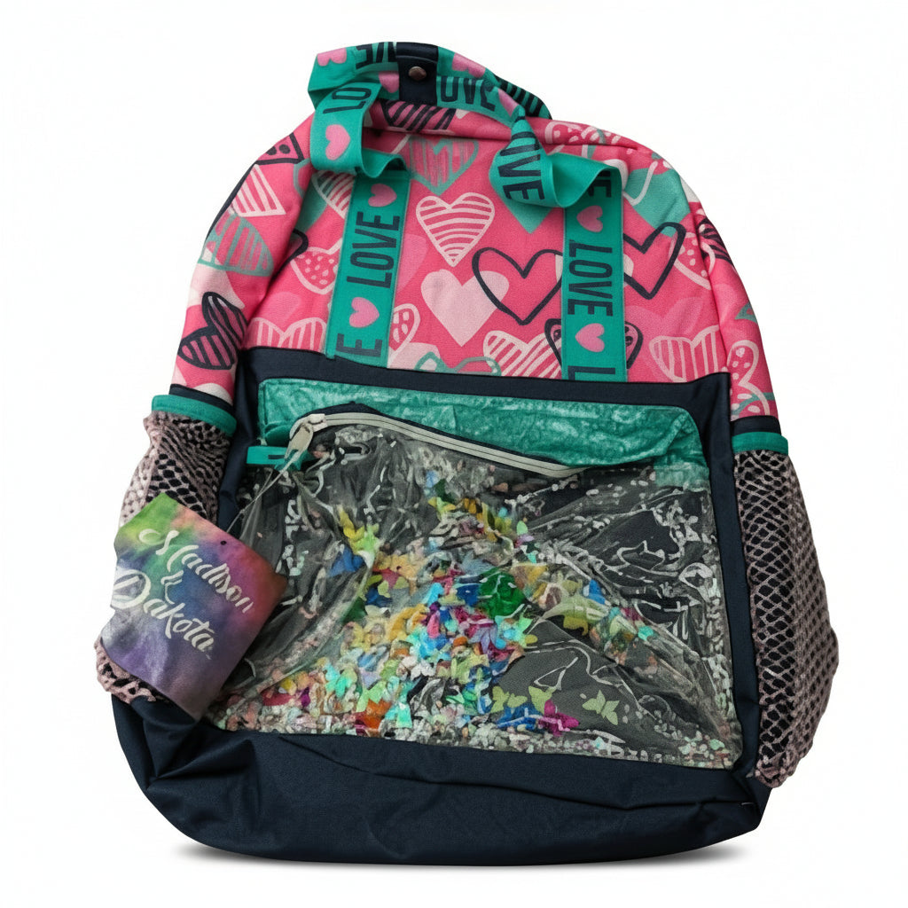 Madison & Dakota Backpack Pink & Navy