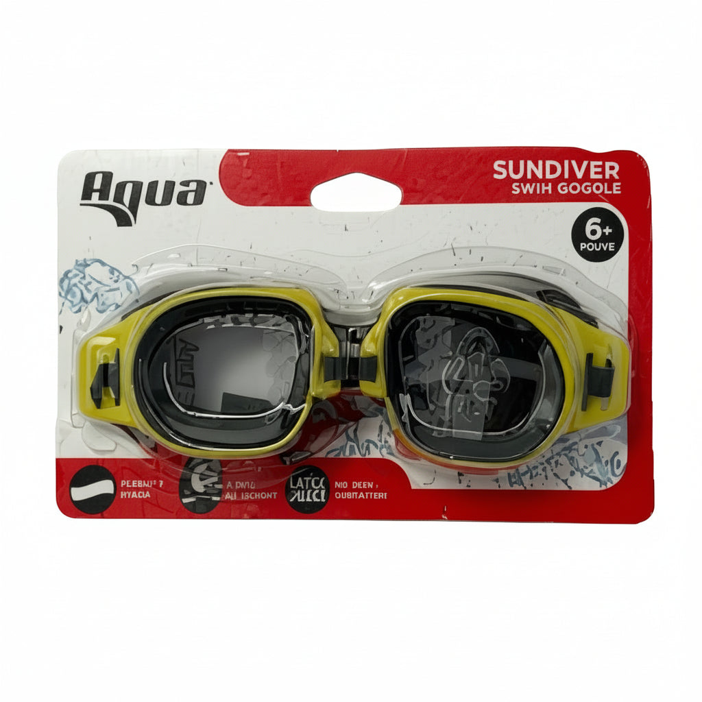 Aqua Sundiver Latex Free Recreational Sport Goggles