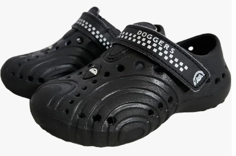 Women's 5/6 - Doggers Molded Ultralite Adjustable Slip On Shoes Clogs - Black