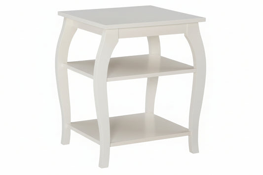 Linon Side Table Off White