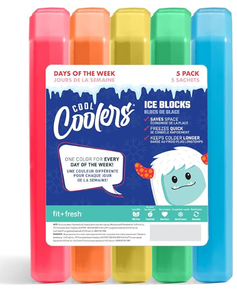 Cool Coolers Ice Blocks Days of the Week