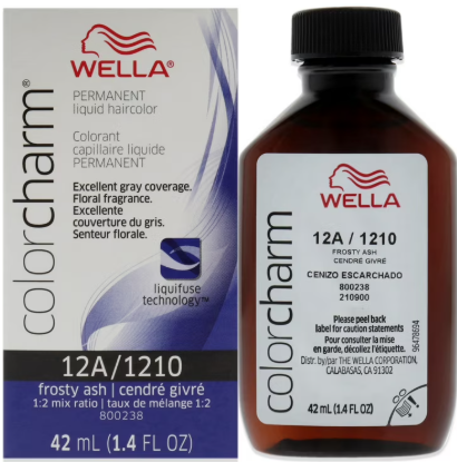 Wella Color Charm Permanent Liquid Haircolor - 12A Frosty Ash 1.4 oz
