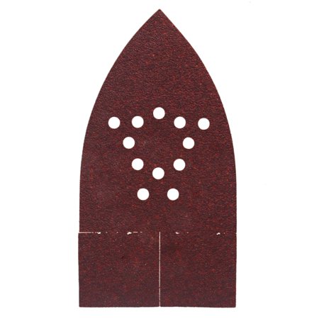 Gator Red Resin Hook and Loop Mouse Detail Sanding Sheets 60-Grit 5-Pack 3752-25