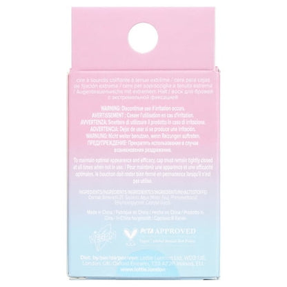 Lottie London Everybrow Freeze Brow Enhancer, Extreme-Hold Styling Brow Wax, Clear, 0.21 oz