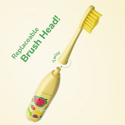 Ordo Kids Battery Sonic Toothbrush - Squishmallows Wanda - Yellow