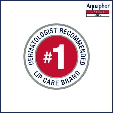 Aquaphor Lip Repair Ointment for Dry Chapped Lips, Lip Balm with Shea Butter, 0.35 fl oz, 2 Pack
