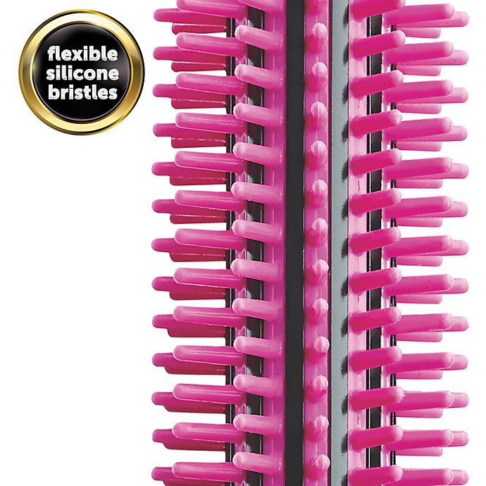 Revlon  Pro Collection 1-Inch Silicone Heated Styling Brush in Pink/Black *Packaging Damaged*