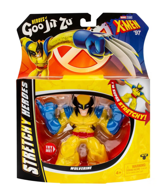 Goo Jit Zu Heroes Of X-Men '97 Wolverine Figure **Damaged Packing**