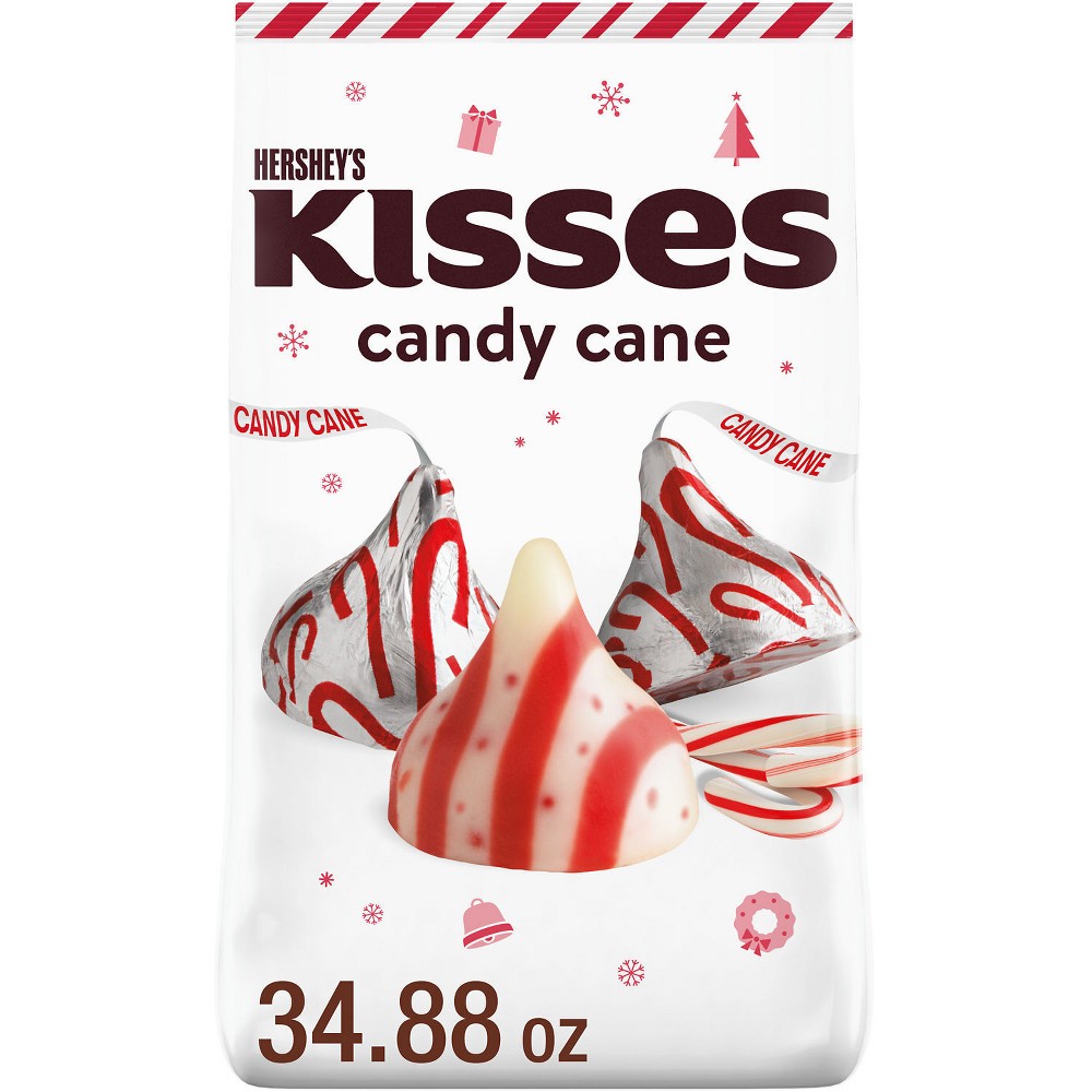 Hershey's Kisses Candy Cane 34.88 Oz EXP 05/2025