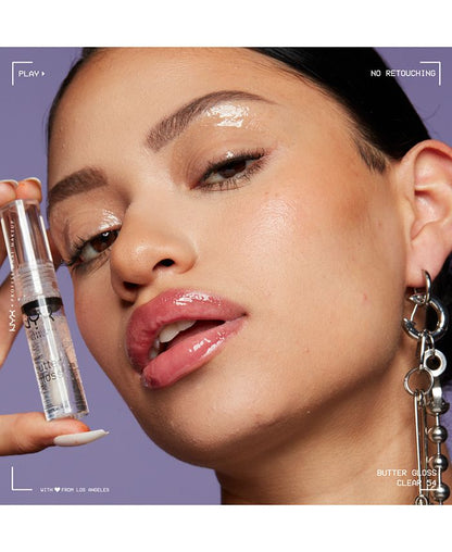 NYX Professional Makeup Butter Gloss Non-Stick Lip Gloss Sugar Glass