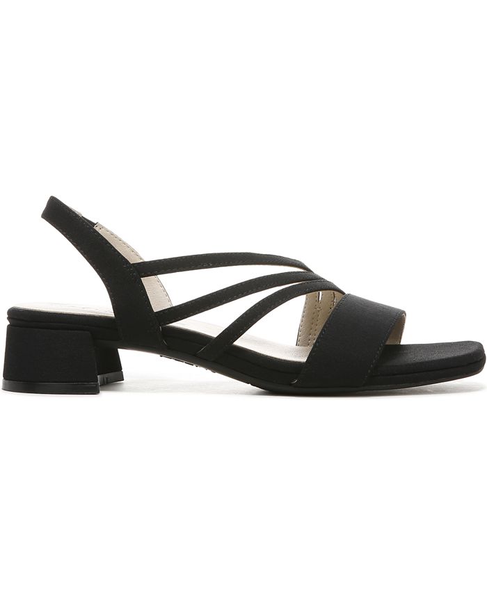 Women's 10M - LifeStride Joy 2 Slingback Dress Sandals - Black