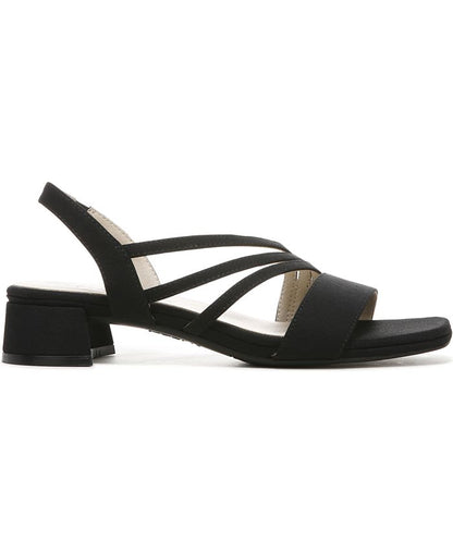 Women's 10M - LifeStride Joy 2 Slingback Dress Sandals - Black