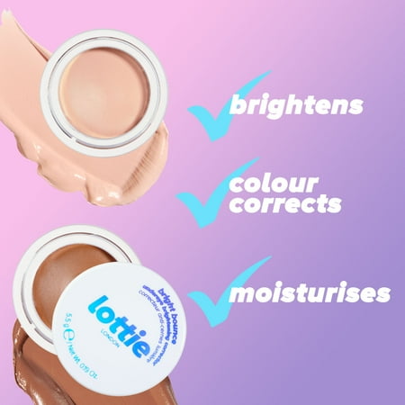 Lottie London Bright Bounce, Under Eye Brightening Corrector, Deep, 0.19 oz