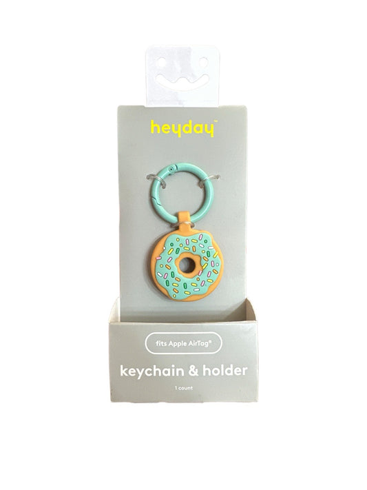 Heyday Apple AirTag Holder Donut Keychain
