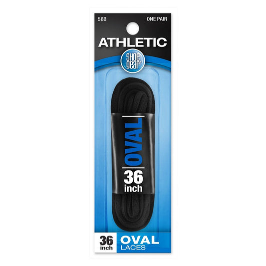 Shoe Gear Oval Athletic Laces - Black 36"