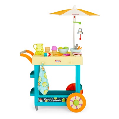 Little Tikes 2-in-1 Lemonade & Ice Cream Stand with 25 Accessories **Damaged Box**