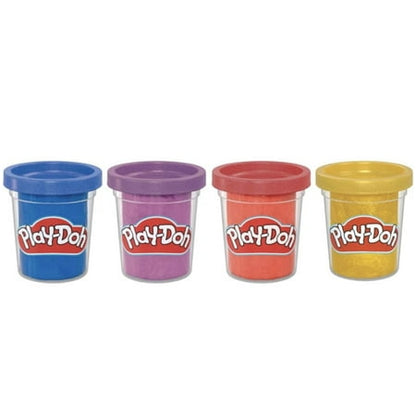 Play-Doh Shimmery Metallics 4 Pack 340G