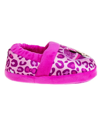 Girls' 5/6 Toddler Disney Minnie Mouse Dual Sizes Slippers
