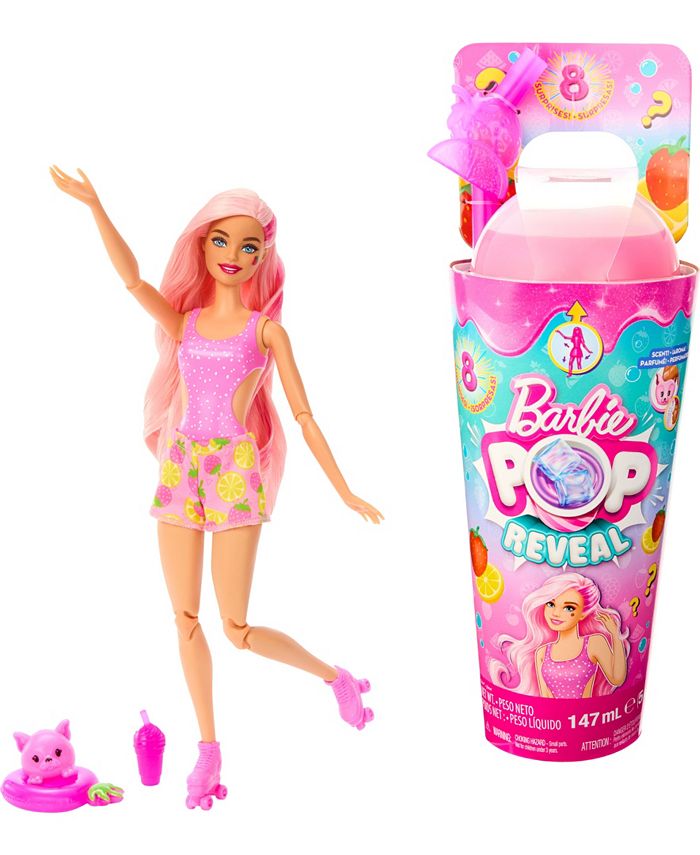 Barbie Pop Reveal Fruit Series Strawberry Lemonade Doll