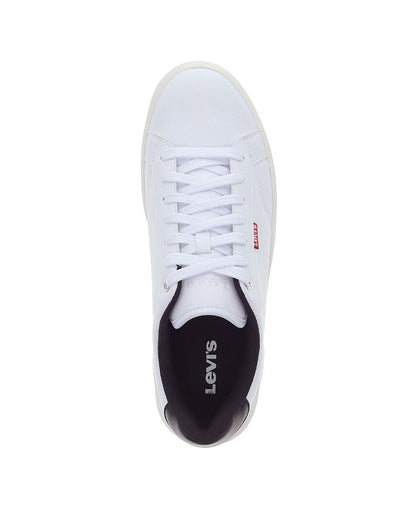 Men's 10.5 M Levi's Carter Casual Athletic Sneakers - White *Damaged Box*
