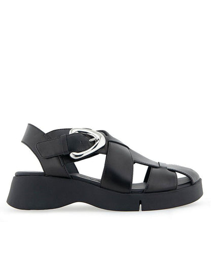 Women's 8.5 M Aerosoles Fabian Sport Strapped Sandals - Black
