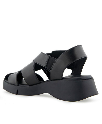 Women's 8.5 M Aerosoles Fabian Sport Strapped Sandals - Black