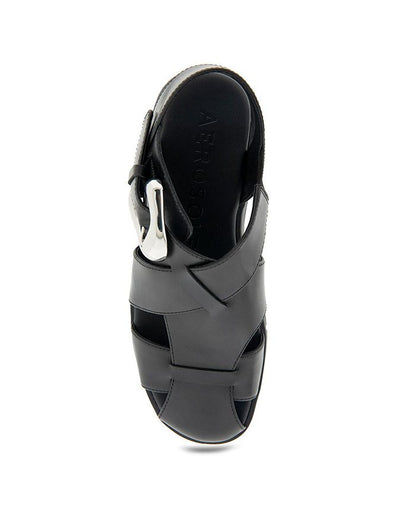 Women's 8.5 M Aerosoles Fabian Sport Strapped Sandals - Black