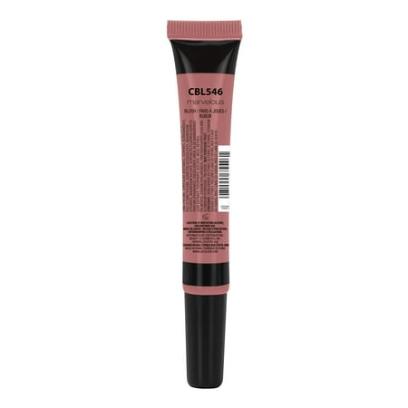 L.A. COLORS Blush, Cream Blush with Brush, Marvelous, Pink Shade, 0.42 fl oz