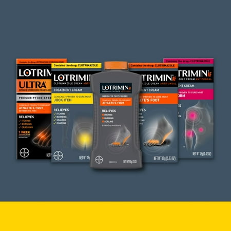 Lotrimin AF Clotrimazole Jock Itch Antifungal Treatment Cream, 12G Tube *Exp 11/26*