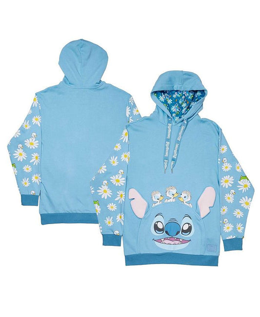Loungefly - Lilo and Stitch Springtime Daisy Pullover Unisex Hoodie