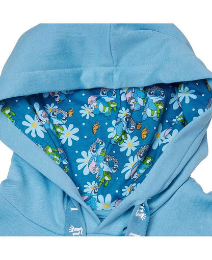 Loungefly - Lilo and Stitch Springtime Daisy Pullover Unisex Hoodie