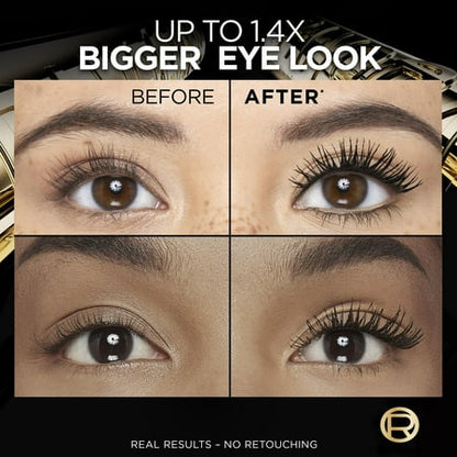 L'Oreal Paris Voluminous Panorama Smudge Resistant Mascara, 701 Blackest Black