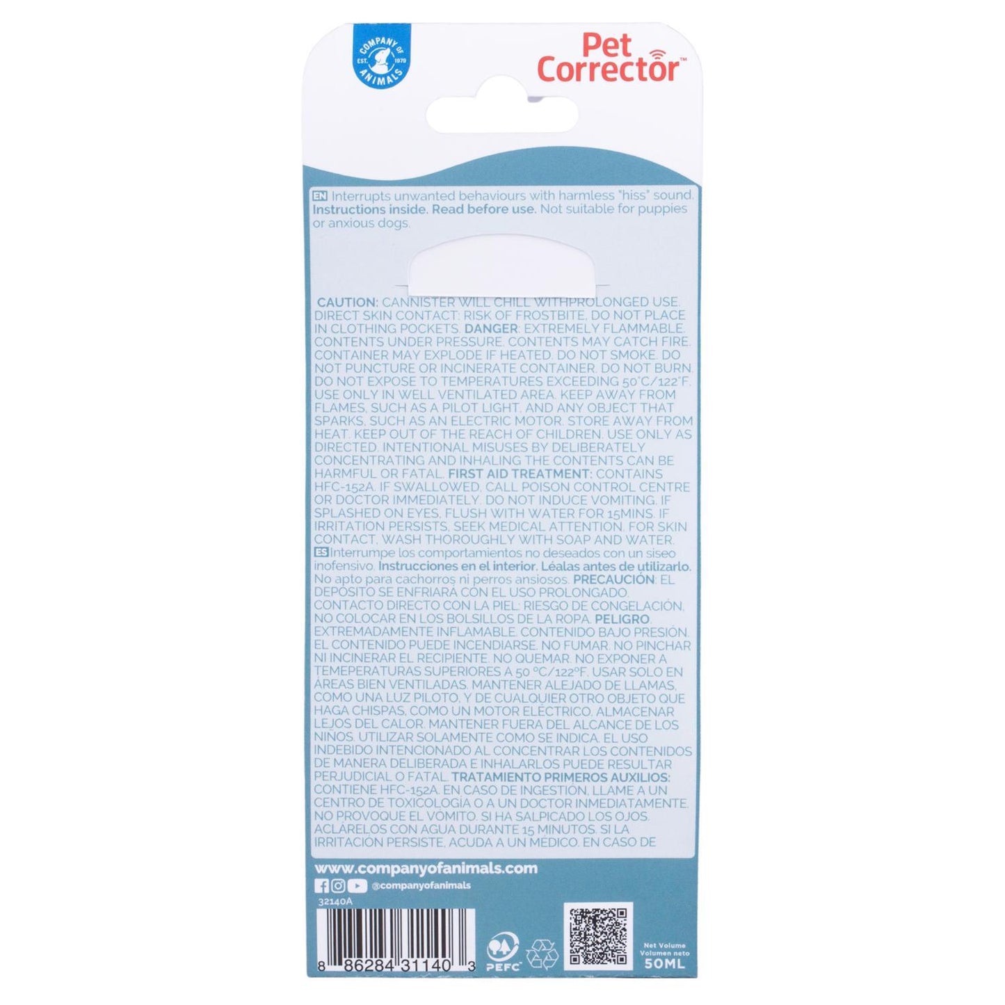 Pet Corrector Cat/Dog No Chew Training Spray 1.58 oz *Minor Package Damage*