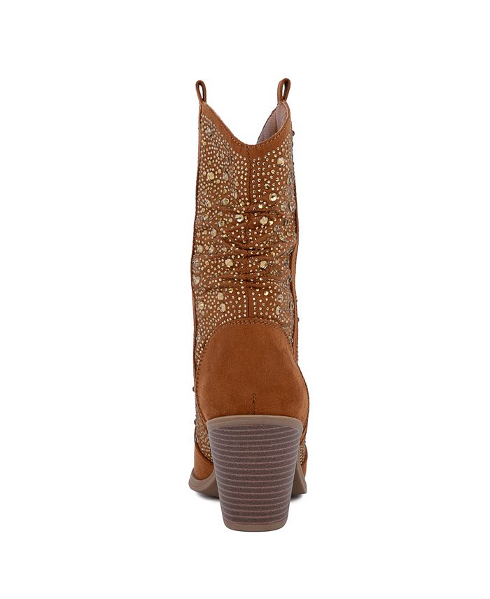 8.5 Women's Sugar Kassandra 2 Closed Toe Western Boots - Brown - 8.5M