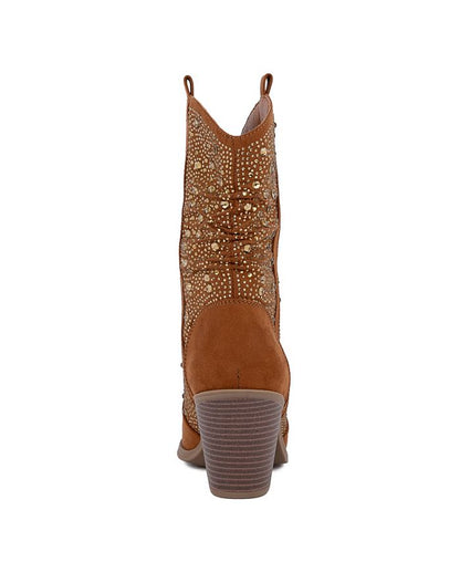 8.5 Women's Sugar Kassandra 2 Closed Toe Western Boots - Brown - 8.5M