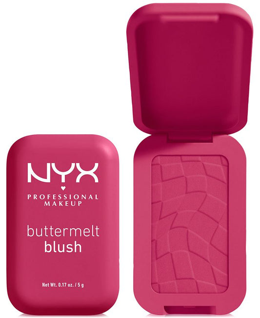 NYX Professional Makeup Buttermelt Blush - Pink, Deep Raspberry
