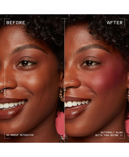 NYX Professional Makeup Buttermelt Blush - Pink, Deep Raspberry