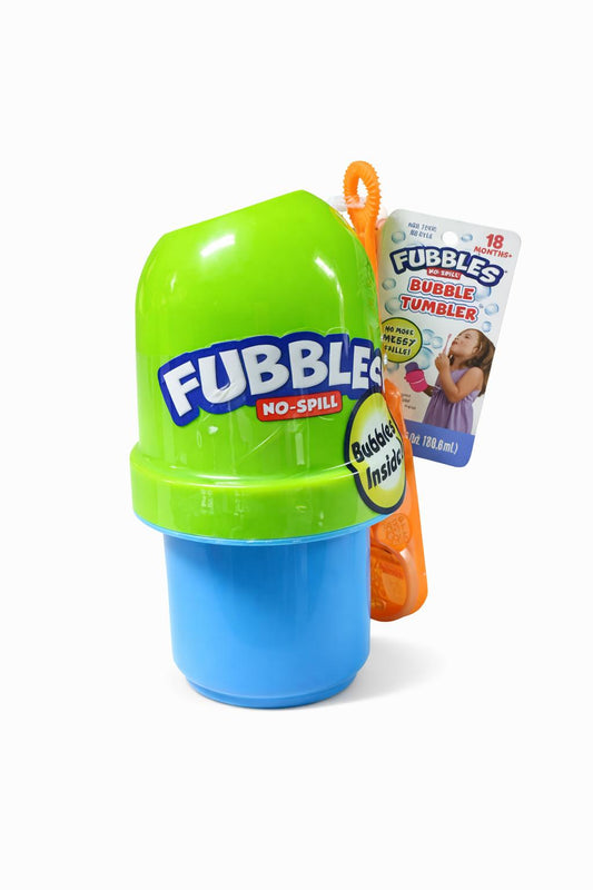 Fubbles No Spill Bubble Tumbler Assortment (Color Chosen at Random)