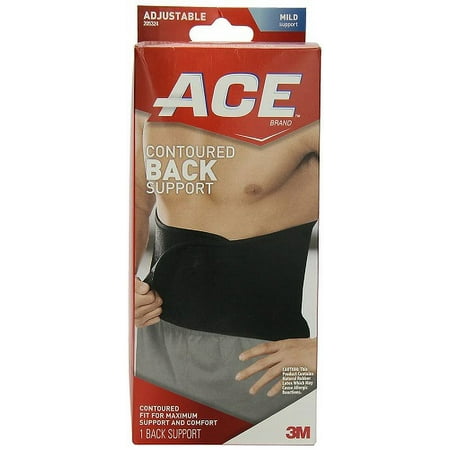3M - 7100216838 - ACE Contoured Back Support 205324 One Size Adjustable (1EA)
